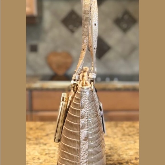 BRAHMIN Medium Asher Roseleaf Tote Handbag Chiffon - Picture 8 of 10